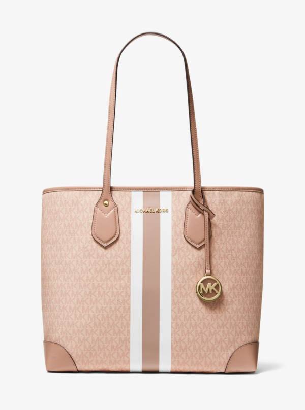 Damske Prenosná Taška Michael Kors Eva Large Logo Stripe Viacfarebný - Kabelky Michael Kors Sleva | SVZWN-4520